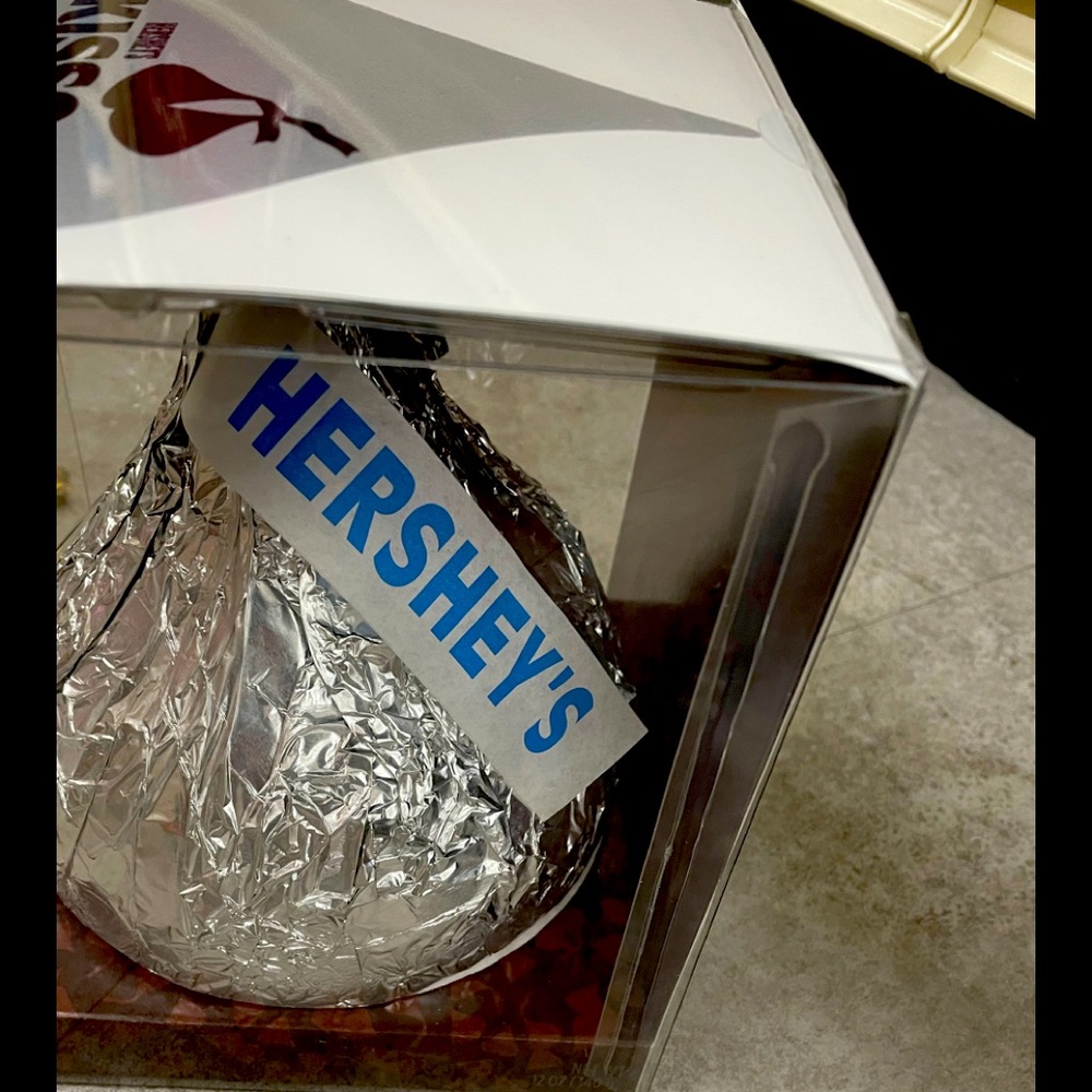 Large Hershey’s Chocolate Kiss.